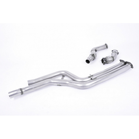 Milltek Sport náhrada GPF/OPF Large Bore Downpipes s OPF/GPF Bypass a Decats pro BMW řada 4 F82/83 M4 Coupe/Convertible, M4 Competition, M4 CS Coupe (s OPF/GPF) 2019-2020, pouze pro Milltek Sport Cat Back systém
