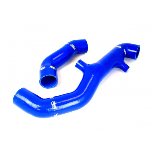 Samco Sport 2-dílná sada silikonových hadic pro vedení tlakového vzduchu pro Renault 5 GT Turbo 1985 - 1987 Phase 1 (Without boost sensor connection but with 25mm Dump Valve Spout), barva: modrá Samco Sport 2-dílná sada silikonových hadic pro vedení tlakového vzduchu pro Renault 5 GT Turbo 1985 - 1987 Phase 1 (Without boost sensor connection but with 25mm Dump Valve Spout), barva: modrá