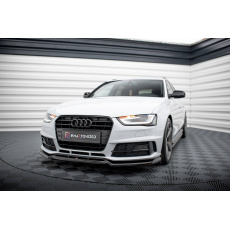 Maxton Design spoiler pod přední nárazník ver.2 pro Audi A4 B8 Competition Facelift, černý lesklý plast ABS, Avant Maxton Design spoiler pod přední nárazník ver.2 pro Audi A4 B8 Competition Facelift, černý lesklý plast ABS, Avant