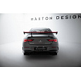 Maxton Design zadní křídlo s úzce rozkročenými držáky a LED světlem pro Mercedes CLA C118/AMG-Line, C118/AMG-Line Facelift, pravý karbon