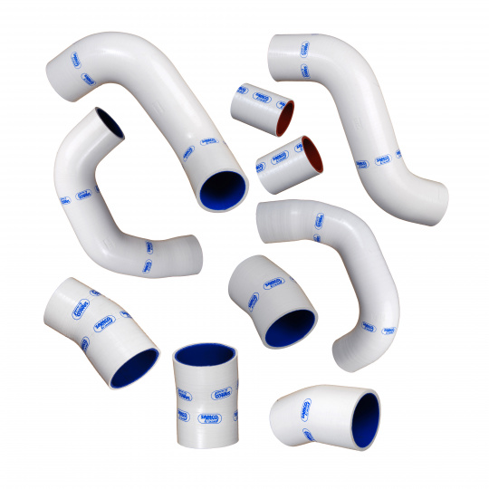 Samco Sport 12-dílná sada silikonových hadic pro vedení tlakového vzduchu pro Nissan Skyline GTR R35 2008 - on, barva: modrá