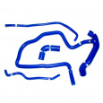Samco Sport 4-dílná sada silikonových hadic pro vedení chladicí kapaliny pro Opel (Vauxhall) Corsa 2000 - 2008 1.2 16v (mimo Twinport modely), barva: modrá