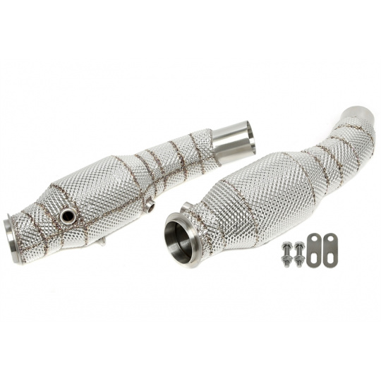 TA Technix downpipe s 200článkovým katalyzátorem a termoizolační ochranou Alfa Romeo Giulia (952, od 2016) 2.9BiT 375kW, 382kW a 397kW