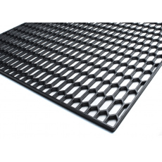 Mřížka do nárazníku ("plastový tahokov"), 120 x 40 cm - velké plástve 30 x 12 mm, černá