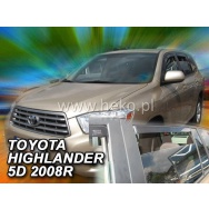 HEKO ofuky oken Toyota Highlander 5dv (od 2007) přední + zadní