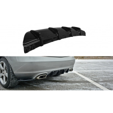 Maxton Design vložka zadního nárazníku pro Mercedes SLK R 172, Carbon-Look Maxton Design vložka zadního nárazníku pro Mercedes SLK R 172, Carbon-Look