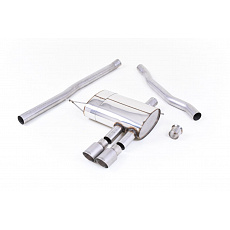 Milltek Sport výfukový systém cat-back bez rezonátoru (hlasitější) pro New Mini Mk3 (F56) Mini Cooper S 2.0 Turbo (Rest of World) 2014-2024, titanové koncovky