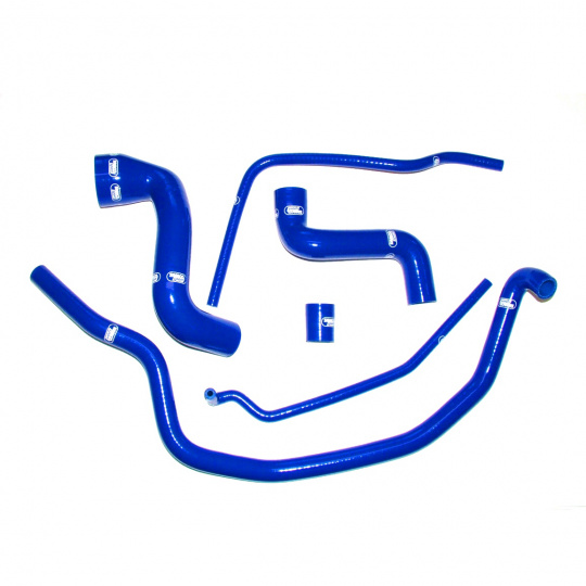 Samco Sport 6-dílná sada silikonových hadic pro vedení chladicí kapaliny pro Porsche 944S 1987 - 1989 16v 2.5l 187 Bhp, barva: modrá