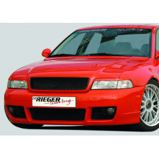 Rieger přední nárazník pro Audi A4 B5 avant, sedan, plast ABS bez povrchové úpravy, s držáky originálních mlhových světel Rieger přední nárazník pro Audi A4 B5 avant, sedan, plast ABS bez povrchové úpravy, s držáky originálních mlhových světel