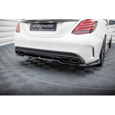 Maxton Design středový spoiler pod zadní nárazník s žebrováním pro Mercedes třída C S205/C63 AMG, W205/C63 AMG, černý lesklý plast ABS, Sedan/Estate Maxton Design středový spoiler pod zadní nárazník s žebrováním pro Mercedes třída C S205/C63 AMG, W205/C63 AMG, černý lesklý plast ABS, Sedan/Estate