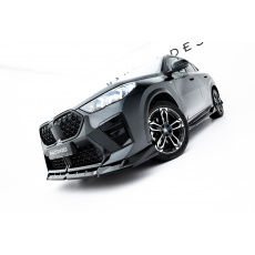 Maxton Design spoiler pod přední nárazník pro BMW X2 U10, černý lesklý plast ABS, M-Pack