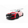 Maxton Design spoiler pod přední nárazník pro Audi RSQ8 Mk1 Facelift, černý lesklý plast ABS
