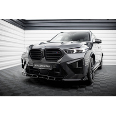 Maxton Design spoiler pod přední nárazník pro BMW X5 M F95 Facelift, černý lesklý plast ABS