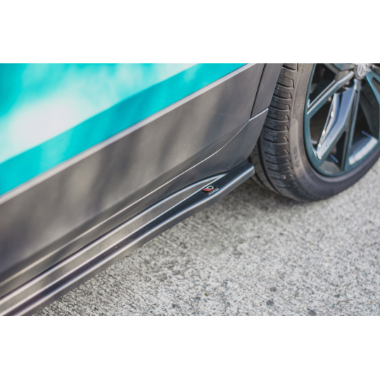 Maxton Design difuzory pod boční prahy pro Volkswagen T-Cross, černý lesklý plast ABS Maxton Design difuzory pod boční prahy pro Volkswagen T-Cross, černý lesklý plast ABS