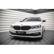 Maxton Design spoiler pod přední nárazník ver.2 pro BMW řada 5 G30, černý lesklý plast ABS