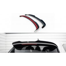 Maxton Design prodloužení spoileru pro Volkswagen Scirocco Mk3 Facelift, černý lesklý plast ABS