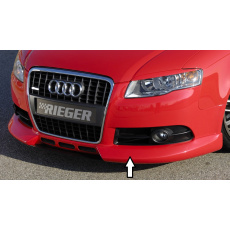 Rieger spoiler pod přední nárazník pro Audi A4 8E avant, sedan po faceliftu, r.v. 11/04-, plast ABS bez povrchové úpravy, s žebrováním Rieger spoiler pod přední nárazník pro Audi A4 8E avant, sedan po faceliftu, r.v. 11/04-, plast ABS bez povrchové úpravy, s žebrováním
