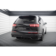 Maxton Design středový spoiler pod zadní nárazník s žebrováním pro Audi SQ7 Mk2, černý lesklý plast ABS Maxton Design středový spoiler pod zadní nárazník s žebrováním pro Audi SQ7 Mk2, černý lesklý plast ABS