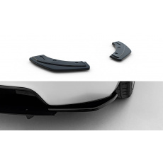 Maxton Design boční difuzory pod zadní nárazník pro Peugeot RCZ, černý lesklý plast ABS