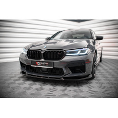 Maxton Design spoiler pod přední nárazník pro BMW M5 F90 Facelift, černý lesklý plast ABS