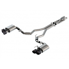 Borla Cat-Back výfukový systém "ATAK" pro Ford Mustang Shelby GT500 5,2l RWD 2-dvéř., r.v. 2020, s "active valve exhaust", typ koncovek: karbonové Borla Cat-Back výfukový systém "ATAK" pro Ford Mustang Shelby GT500 5,2l RWD 2-dvéř., r.v. 2020, s "active valve exhaust", typ koncovek: karbonové