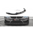 Maxton Design spoiler pod přední nárazník pro BMW M4 F82, černý lesklý plast ABS