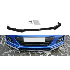 Maxton Design spoiler pod přední nárazník ver.3 pro Subaru BRZ Mk1 Facelift, černý lesklý plast ABS