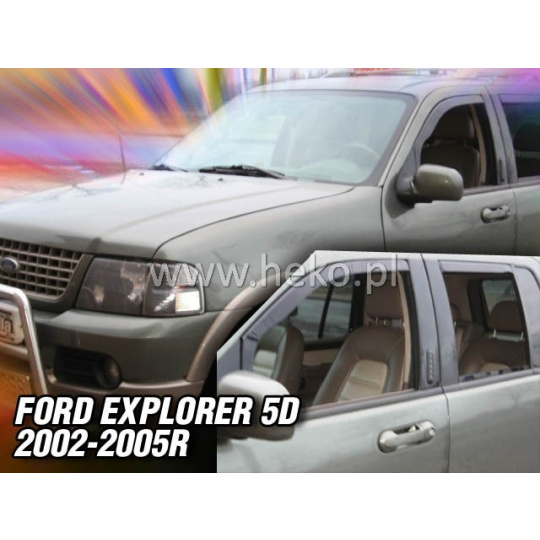 HEKO ofuky oken Ford Explorer 5dv (2002-2005) přední + zadní