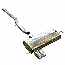 Milltek Sport výfukový systém cat-back bez rezonátoru (hlasitější) pro Audi S3 1.8T quattro 8L 1998-2003