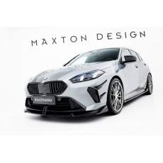 Maxton Design spoiler pod přední nárazník ver.2 pro BMW řada 1 F70, černý lesklý plast ABS, M135i / M-Pack Maxton Design spoiler pod přední nárazník ver.2 pro BMW řada 1 F70, černý lesklý plast ABS, M135i / M-Pack