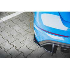 Maxton Design "Racing durability" boční difuzory pod zadní nárazník pro Ford Focus RS Mk3, plast ABS bez povrchové úpravy