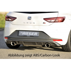 Rieger vložka zadního nárazníku pro Seat Leon FR 5F 3-dvéř. (sc), 5-dvéř. před faceliftem, plast ABS bez povrchové úpravy, pro sportovní koncovky na obou stranách 100 mm Rieger vložka zadního nárazníku pro Seat Leon FR 5F 3-dvéř. (sc), 5-dvéř. před faceliftem, plast ABS bez povrchové úpravy, pro sportovní koncovky na obou stranách 100 mm