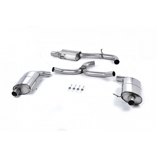 Milltek Sport homologovaný výfuk cat-back s rezonátorem uses OE Trims in rear Diffuser pro Volkswagen Golf MK7 R Variant 2.0 TSI 300PS 2015-2017 Milltek Sport homologovaný výfuk cat-back s rezonátorem uses OE Trims in rear Diffuser pro Volkswagen Golf MK7 R Variant 2.0 TSI 300PS 2015-2017