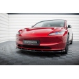 Maxton Design spoiler pod přední nárazník ver.2 pro Tesla Model 3 Mk1 Project Highland Facelift, černý lesklý plast ABS
