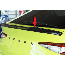 Rieger prodloužení víka kufru pro Škoda Enyaq iV RS coupe (5AC), plast ABS lakovaný do černé lesklé barvy