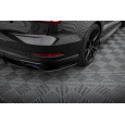 Maxton Design "Street Pro" boční difuzory pod zadní nárazník pro Audi RS3 8V Facelift, plast ABS bez povrchové úpravy, s červenou linkou, Sedan
