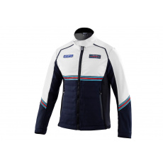 Sparco softshell bunda Martini Racing, barva: modro-bílá, velikost: M Sparco softshell bunda Martini Racing, barva: modro-bílá, velikost: M