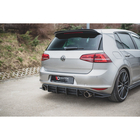 Maxton Design "Racing durability" zadní difuzor ver.1 pro Volkswagen Golf GTI Mk7, plast ABS bez povrchové úpravy Maxton Design "Racing durability" zadní difuzor ver.1 pro Volkswagen Golf GTI Mk7, plast ABS bez povrchové úpravy