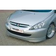 Rieger spoiler pod přední nárazník pro Peugeot 307 break, combi, convertible CC, sedan před faceliftem, r.v. 04/01-04/05, plast ABS bez povrchové úpravy