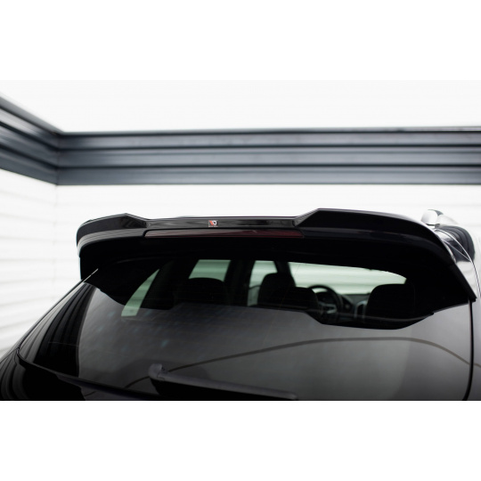 Maxton Design prodloužení spoileru 3d pro Porsche Cayenne Mk2 Facelift, černý lesklý plast ABS