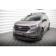 Maxton Design spoiler pod přední nárazník pro Ford Edge Mk2 /Standard, černý lesklý plast ABS
