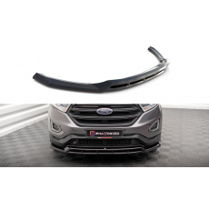 Maxton Design spoiler pod přední nárazník pro Ford Edge Mk2 /Standard, černý lesklý plast ABS