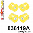 036119A: Strongflex Sada silentbloků uložení zadního nosníku varianta SPORT