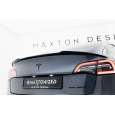 Maxton Design prodloužení spoileru pro Tesla Model 3 Mk1, černý lesklý plast ABS