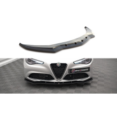 Maxton Design spoiler pod přední nárazník pro Alfa Romeo Giulia Sport, černý lesklý plast ABS