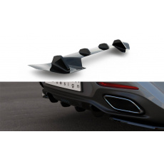 Maxton Design vložka zadního nárazníku pro Mercedes AMG GT S C190, černý lesklý plast ABS