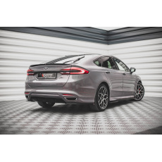 Maxton Design boční difuzory pod zadní nárazník ver.1 pro Ford Mondeo ST-Line Mk5/Facelift, černý lesklý plast ABS