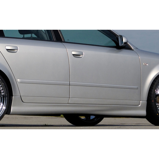 Rieger boční práh mont. strana pravá pro Audi A4 8E avant, sedan po faceliftu, r.v. 11/00-10/04, 11/04-, plast ABS bez povrchové úpravy