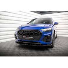 Maxton Design spoiler pod přední nárazník ver.2 pro Audi Q5 Mk2 S-Line Facelift, černý lesklý plast ABS, vč. Sportback Maxton Design spoiler pod přední nárazník ver.2 pro Audi Q5 Mk2 S-Line Facelift, černý lesklý plast ABS, vč. Sportback