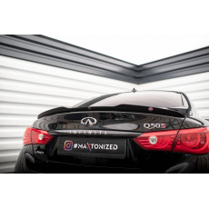 Maxton Design prodloužení spoileru pro Infiniti Q50 S Mk1, černý lesklý plast ABS Maxton Design prodloužení spoileru pro Infiniti Q50 S Mk1, černý lesklý plast ABS
